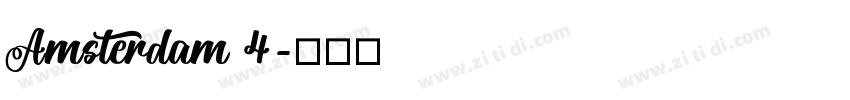 Amsterdam 4字体转换